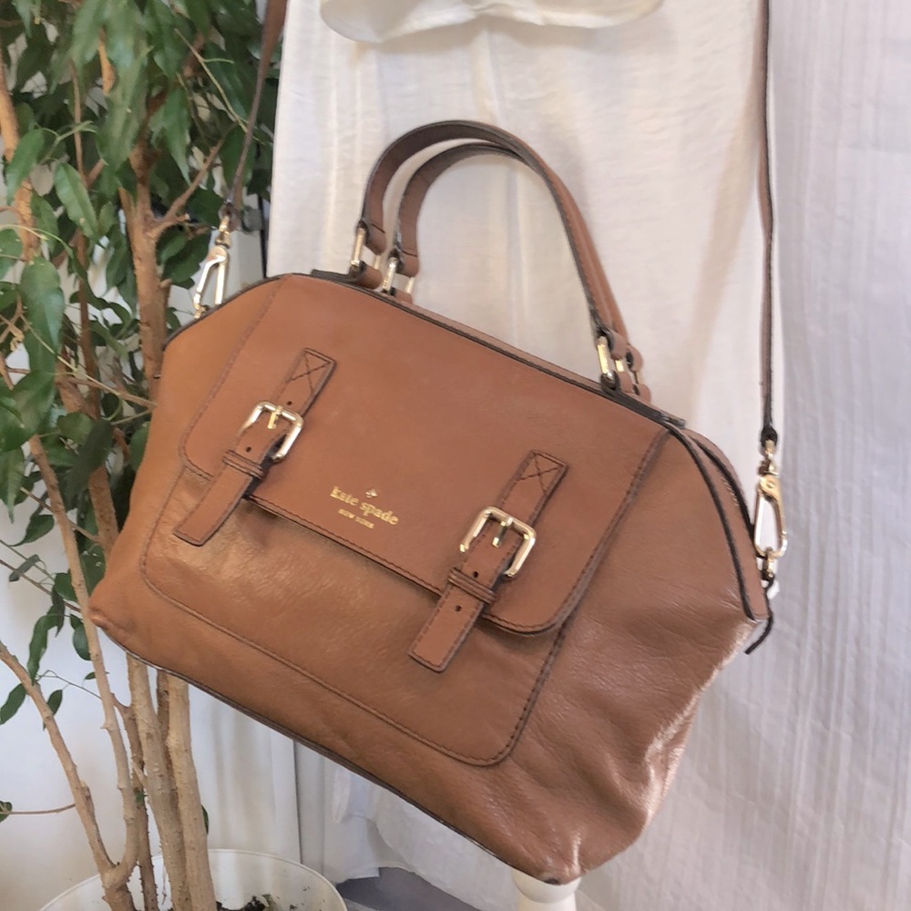 kate spade Brown Leather Satchel Tote